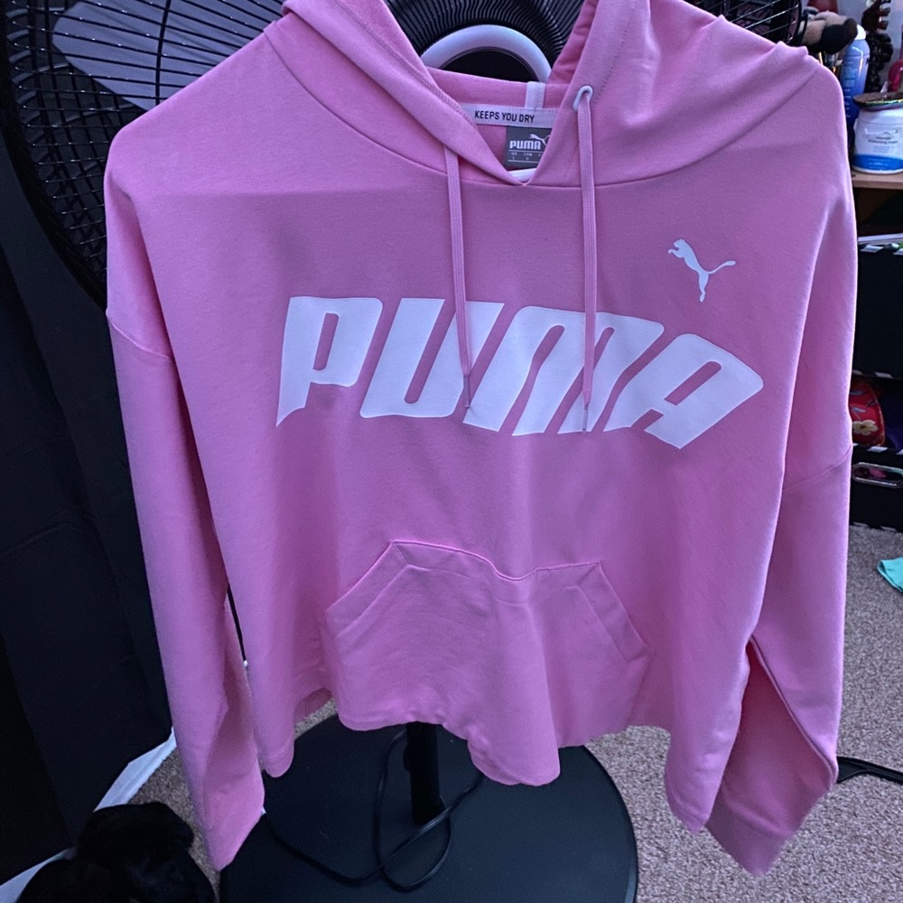 crop top puma hoodie